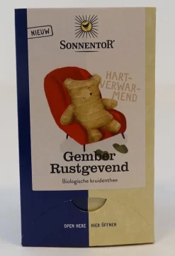 Discount Sonnentor Gember rustgevende thee bio