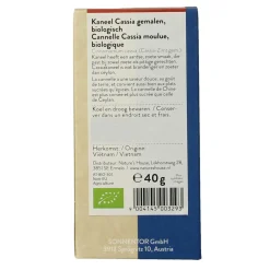 Sonnentor Kaneel Cassia gemalen bio