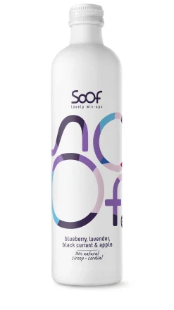 Hot Soof Drinks Siroop blauwe bes lavendel zwarte bes & appel