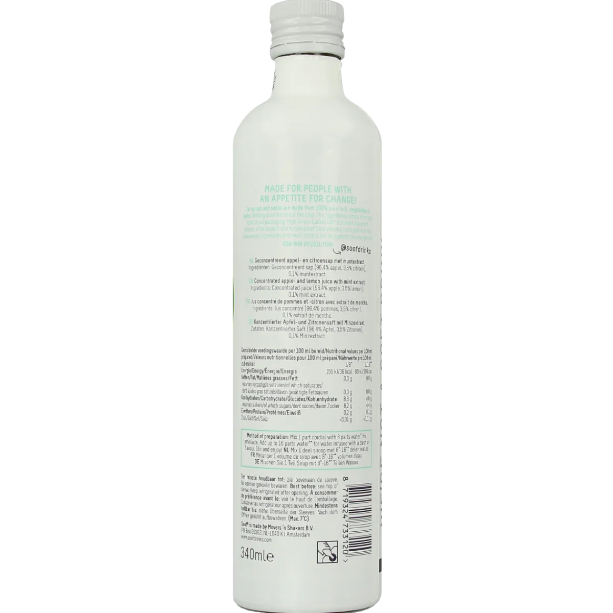 Sale Soof Drinks Siroop citroen munt & appel