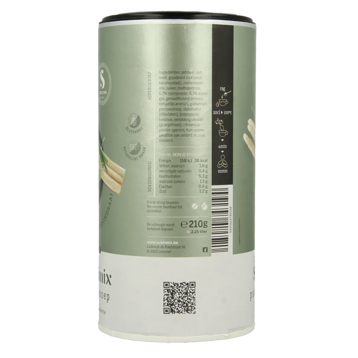 Sublimix Aspergesoep glutenvrij
