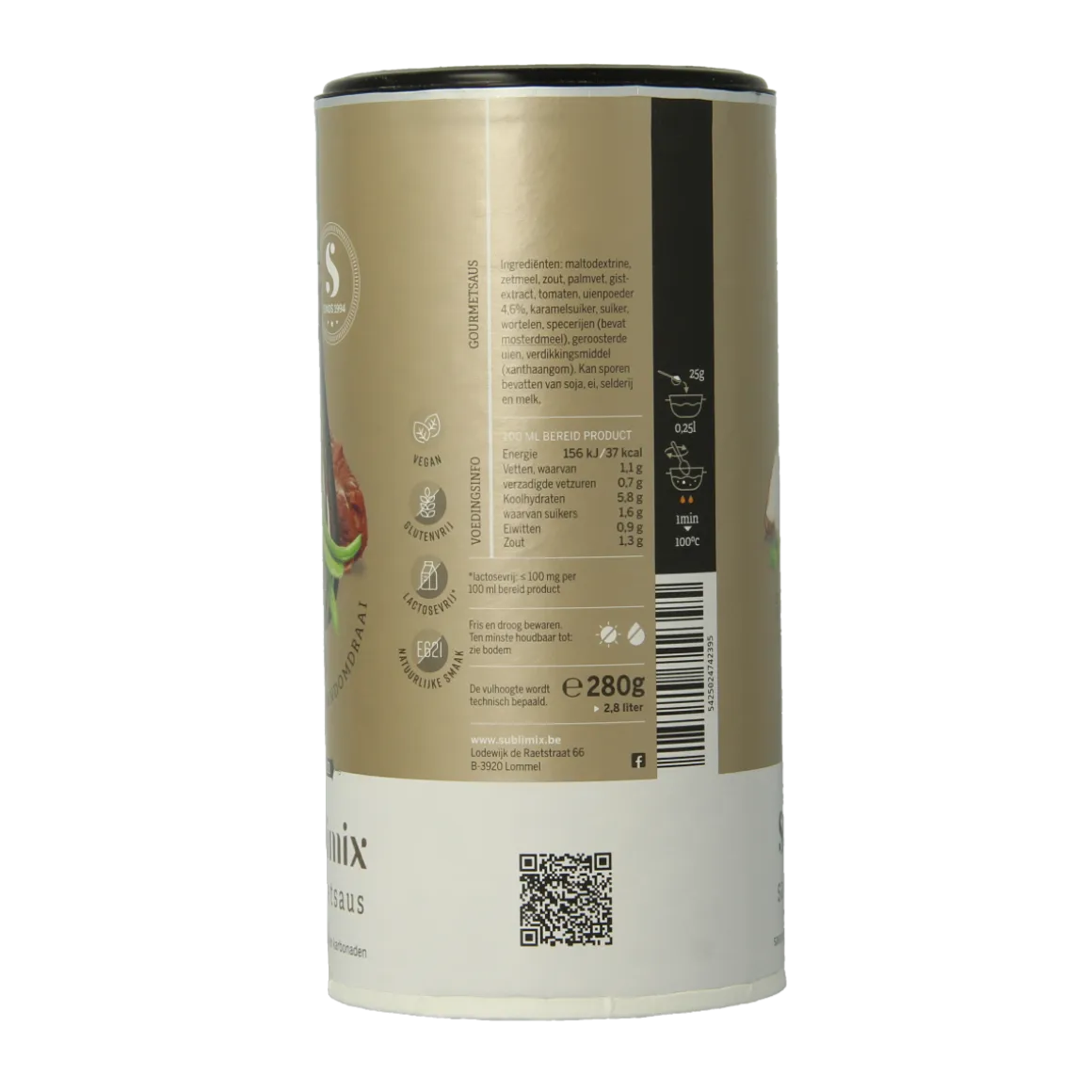 Sublimix Gourmetsaus glutenvrij