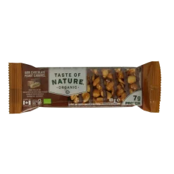 Hot Taste Of Nature Dark chocolate peanut caramel bio
