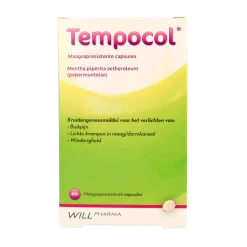 Tempocol Maagsapresistente pepermunt 182mg
