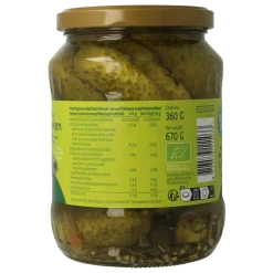 TerraSana Augurken fris zoet/zuur bio
