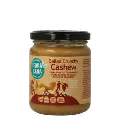 Hot TerraSana Cashewpasta crunchy met himalayazout bio