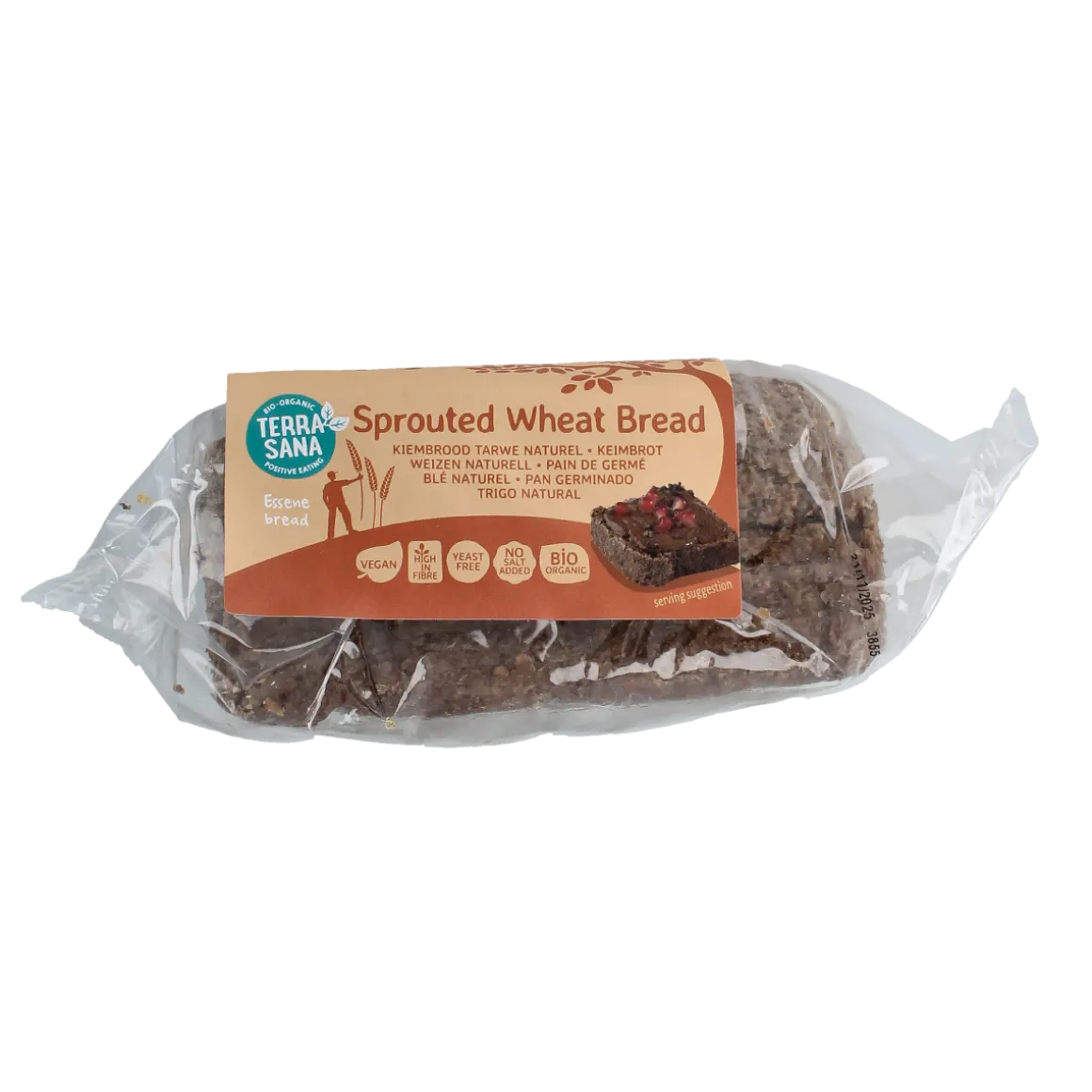 TerraSana Gekiemd brood naturel / tarwe bio