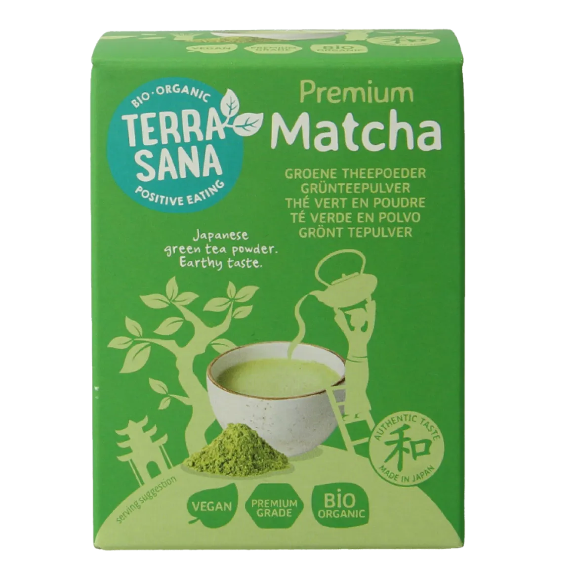 TerraSana Matcha premium groene thee bio
