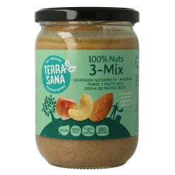 TerraSana 3 mix notenpasta zonder pinda bio