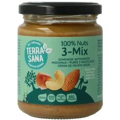 TerraSana 3 mix notenpasta zonder pinda bio