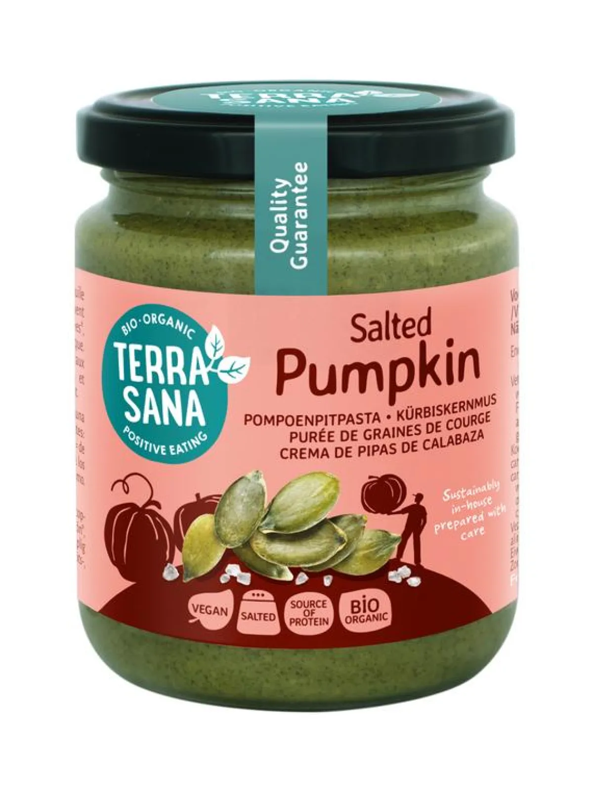 Clearance TerraSana Pompoenpitpasta met himalayazout bio