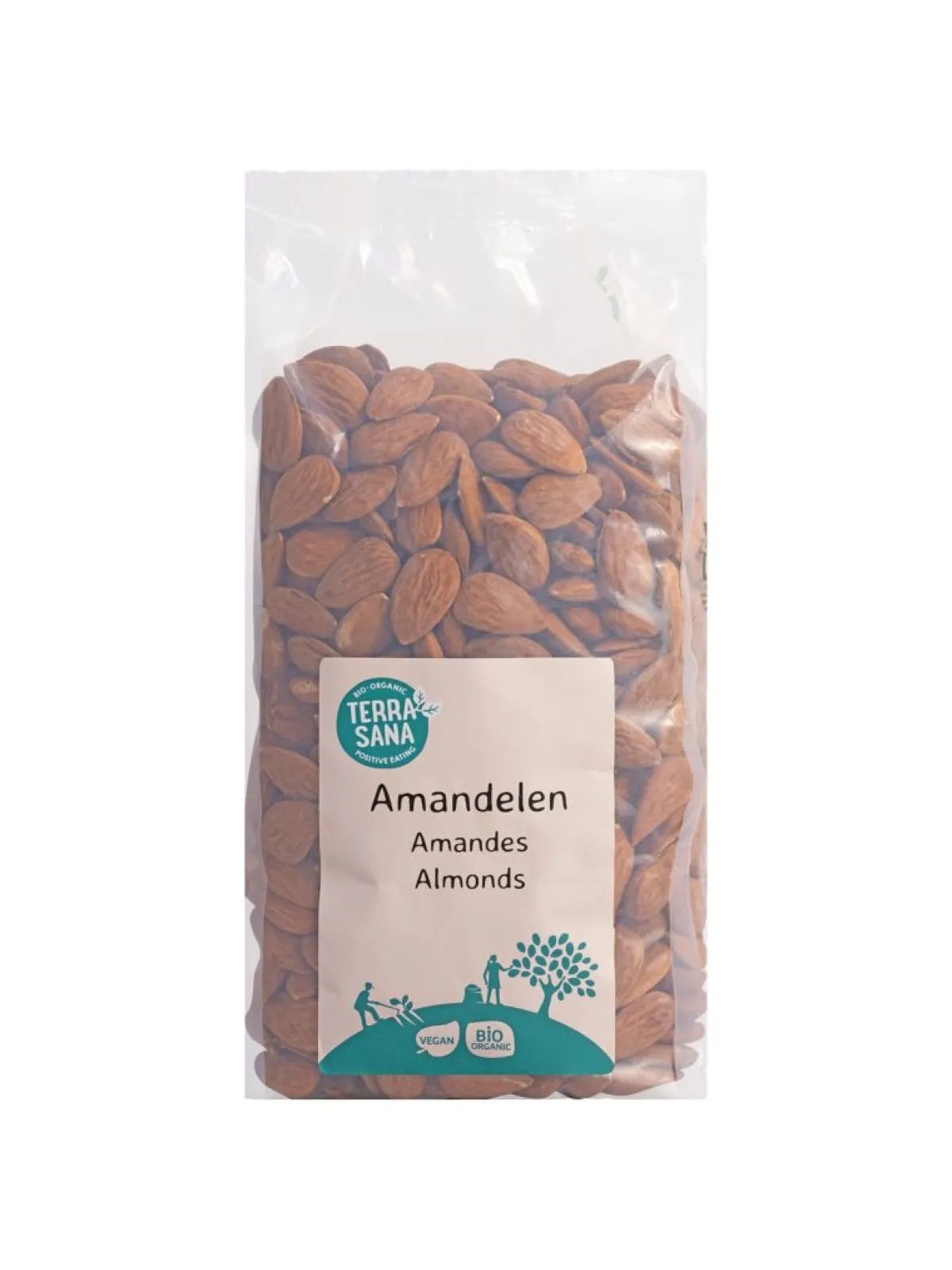 Clearance TerraSana RAW Amandelen bruin bio