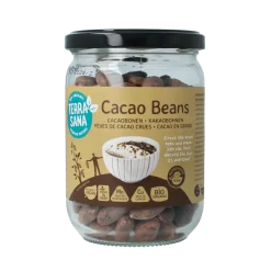 TerraSana Raw cacao bonen in glas bio