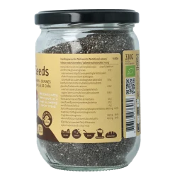 TerraSana Raw chia zaad in glas bio