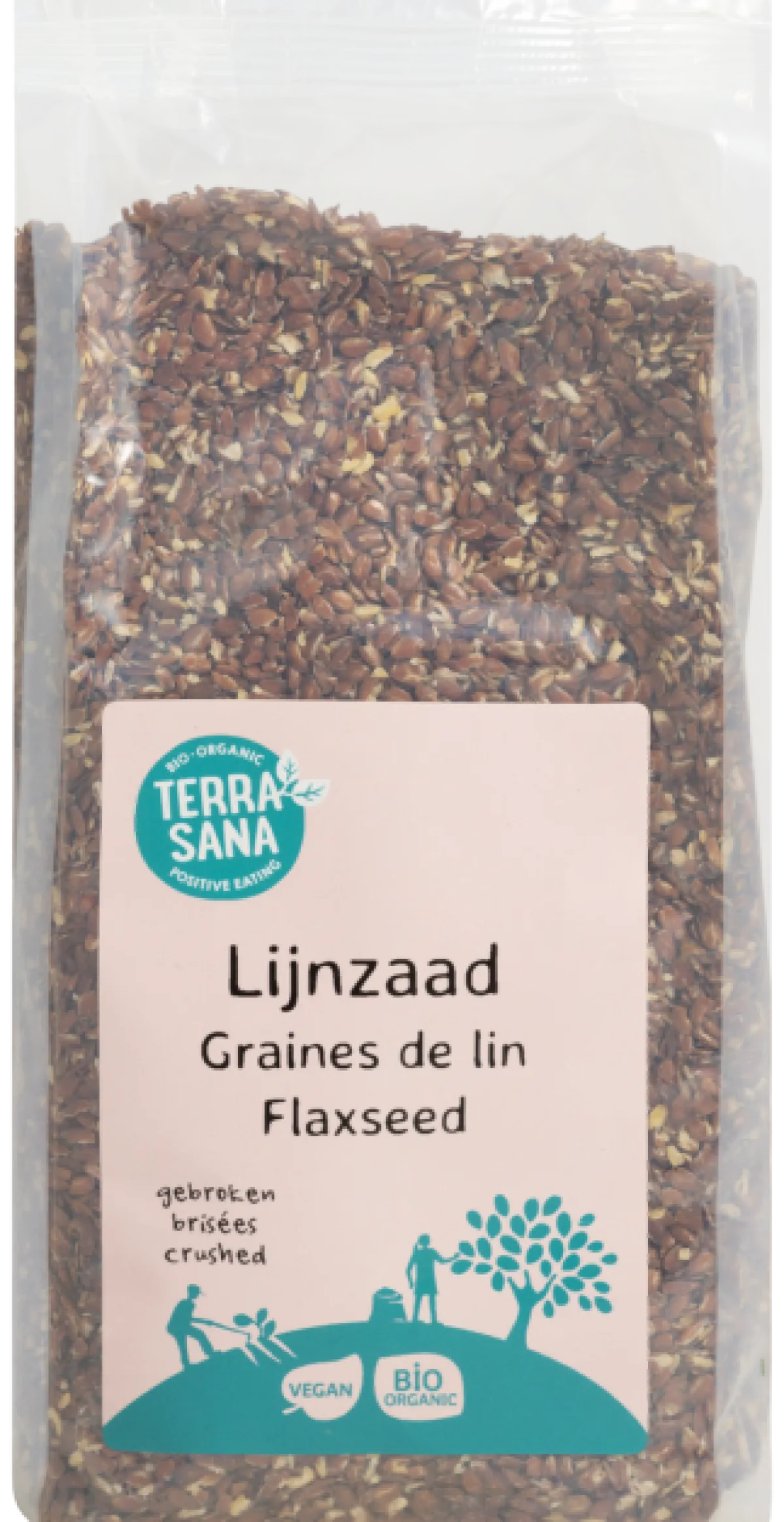 Hot TerraSana RAW lijnzaad gebroken bio