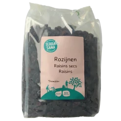 TerraSana RAW Rozijnen blue thompson bio