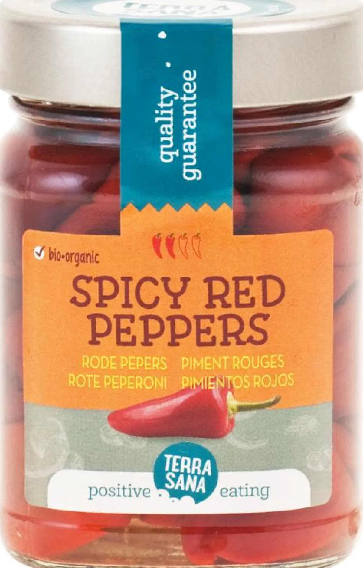 New TerraSana Rode pepers spicy bio