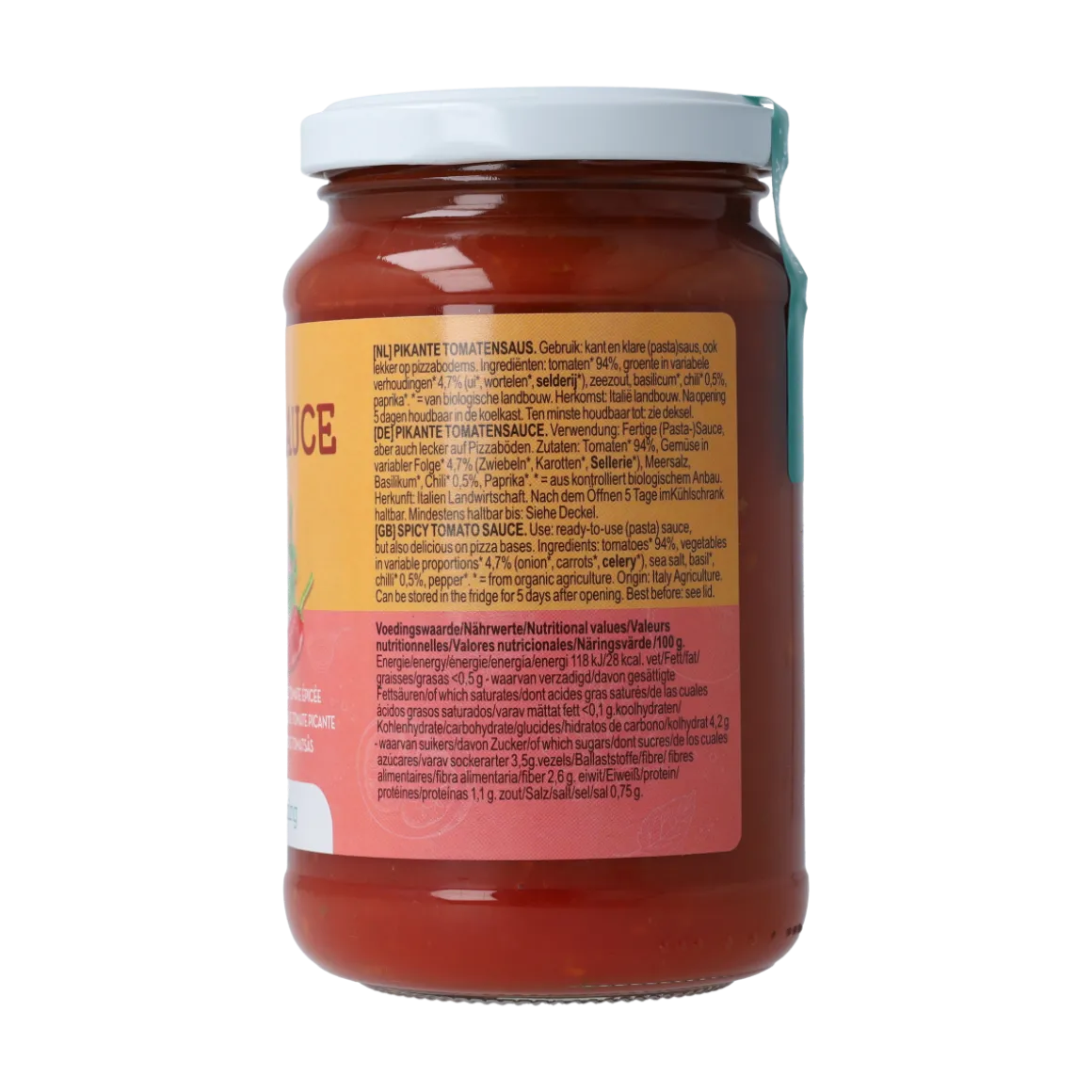 TerraSana Tomatensaus pikant bio