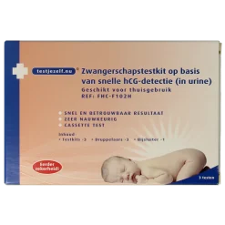 Testjezelf.nu Zwangerschapstest casette