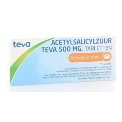 New Teva Acetylsalicylzuur 500mg