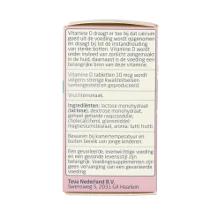 Teva Vitamine D 10 mcg 400IE
