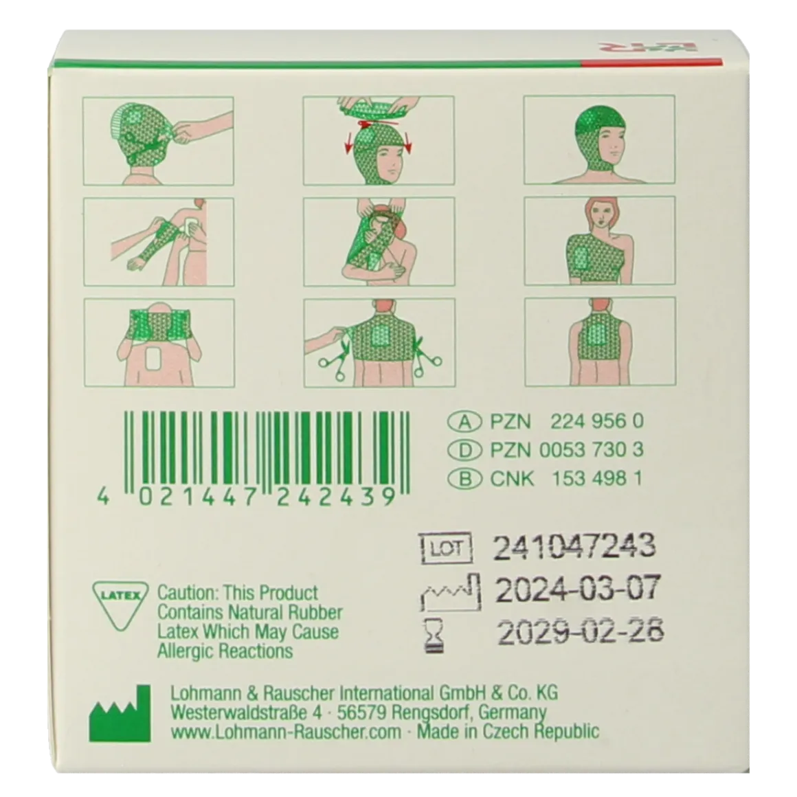TG Fix netverband D rekbaar 4 meter hoofd/romp/klein