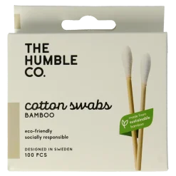 The Humble Co Wattenstaafjes bamboe wit