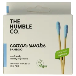 Outlet The Humble Co Wattenstaafjes bamboe blauw