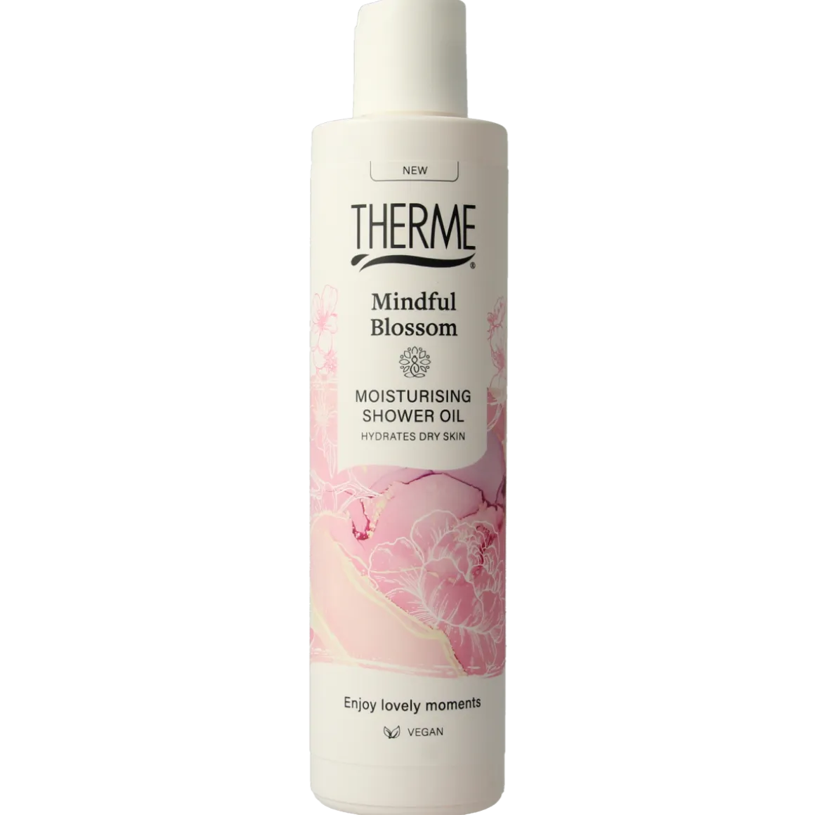 Therme Mindful blossom moisturising shower oil