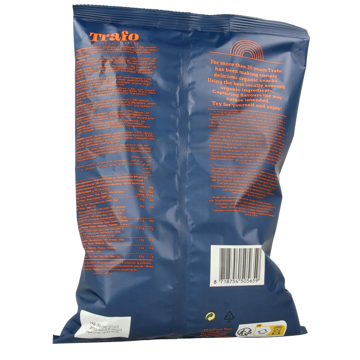 Trafo Chips handcooked paprika bio