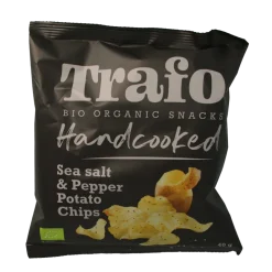 Trafo Chips handcooked zout en peper bio