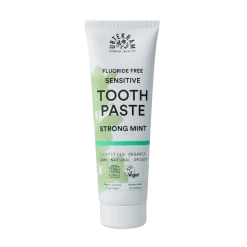 Urtekram Tandpasta sensitive strong mint fluoridevrij