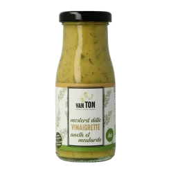 Hot Van Ton Mosterd dille dressing bio