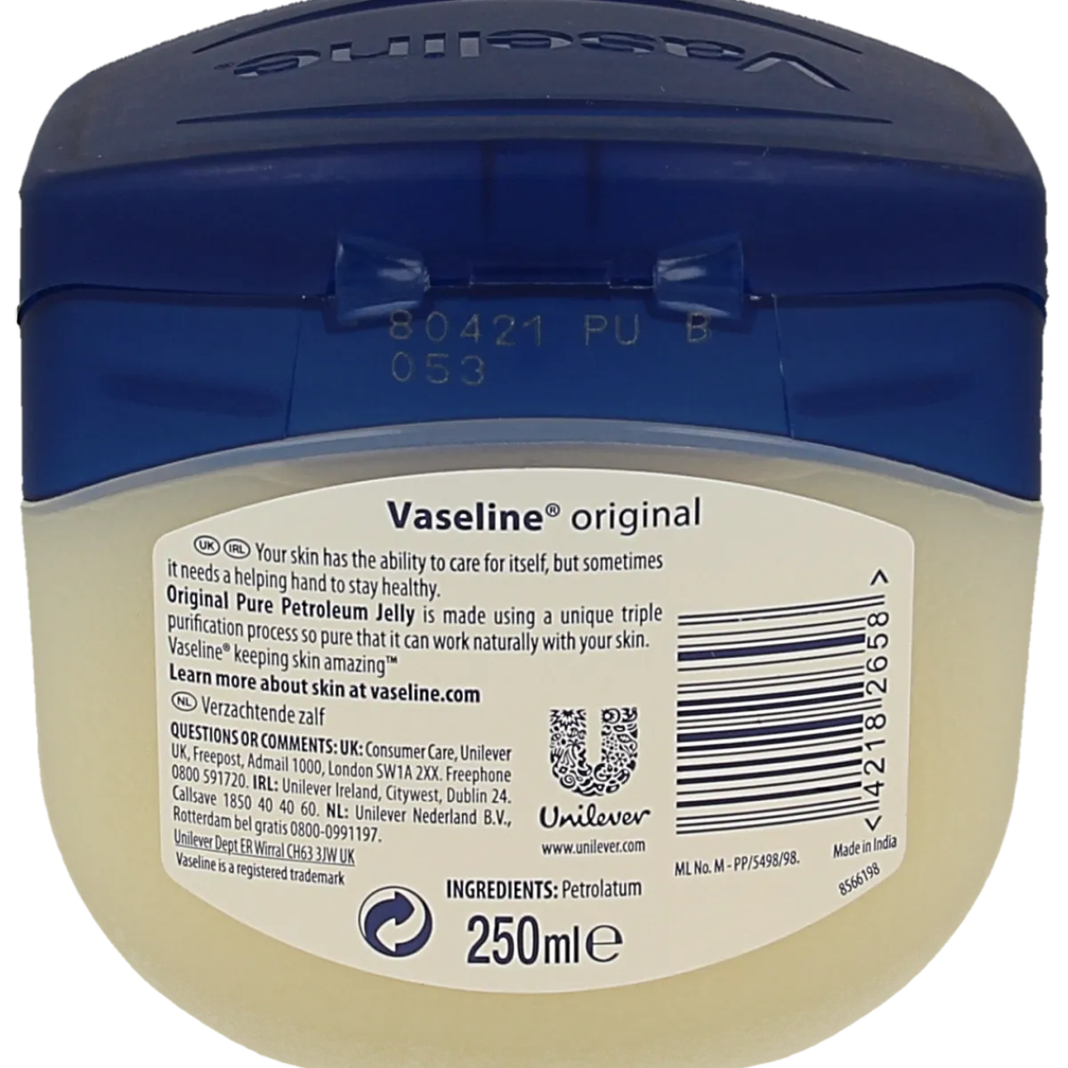 Hot Vaseline Petroleum jelly creme