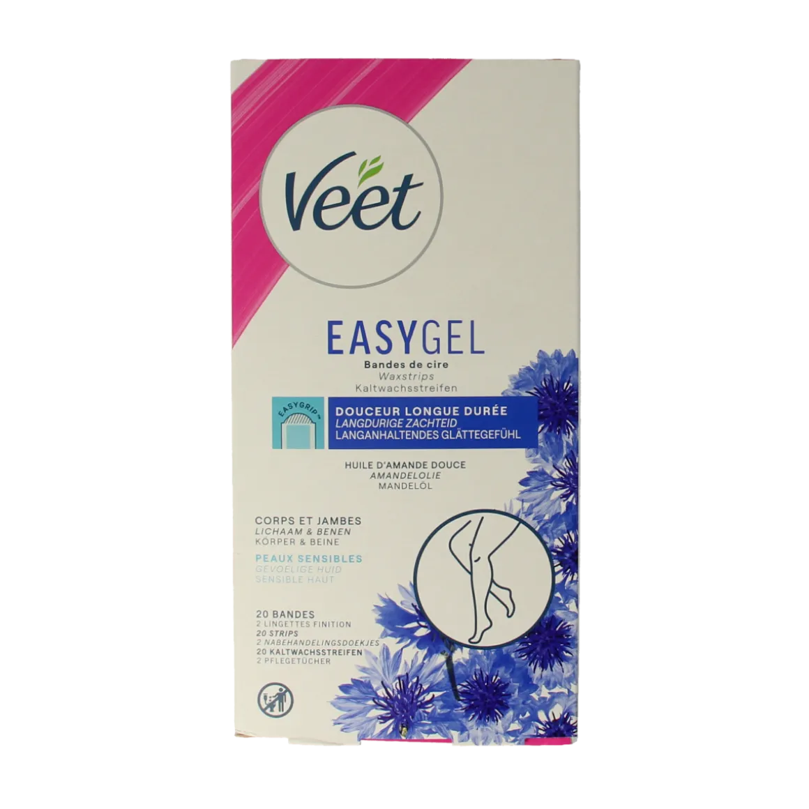 Veet Koude waxstrips gevoelige huid