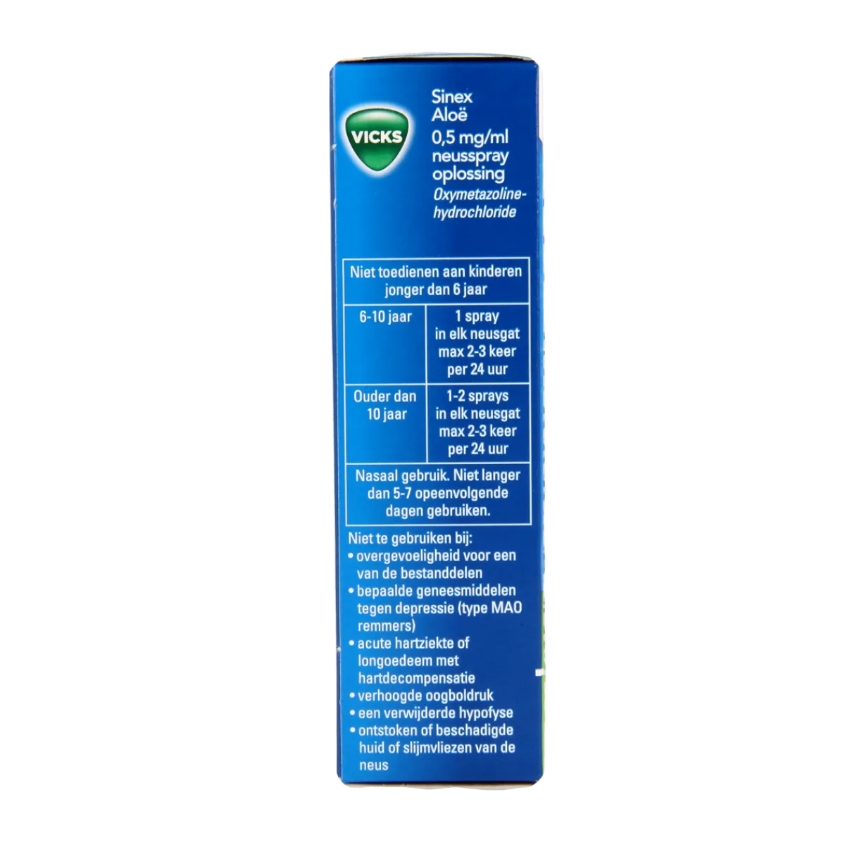 New Vicks Sinex aloe neusspray