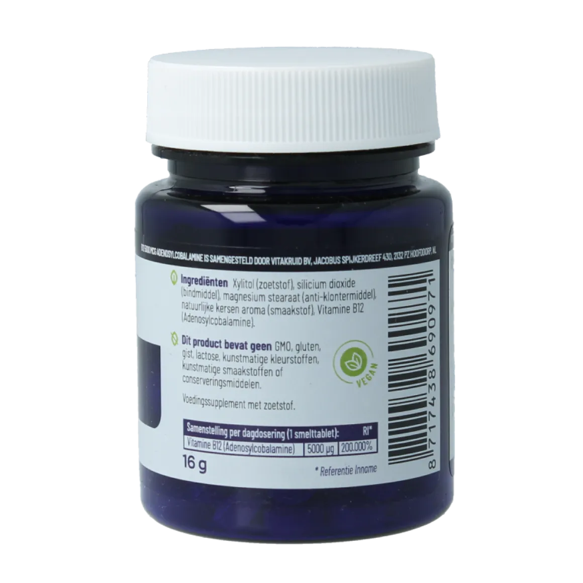 Vitakruid B12 5000 mcg Actief Adenosylcobalamine