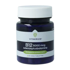 Vitakruid B12 5000 mcg Actief Adenosylcobalamine