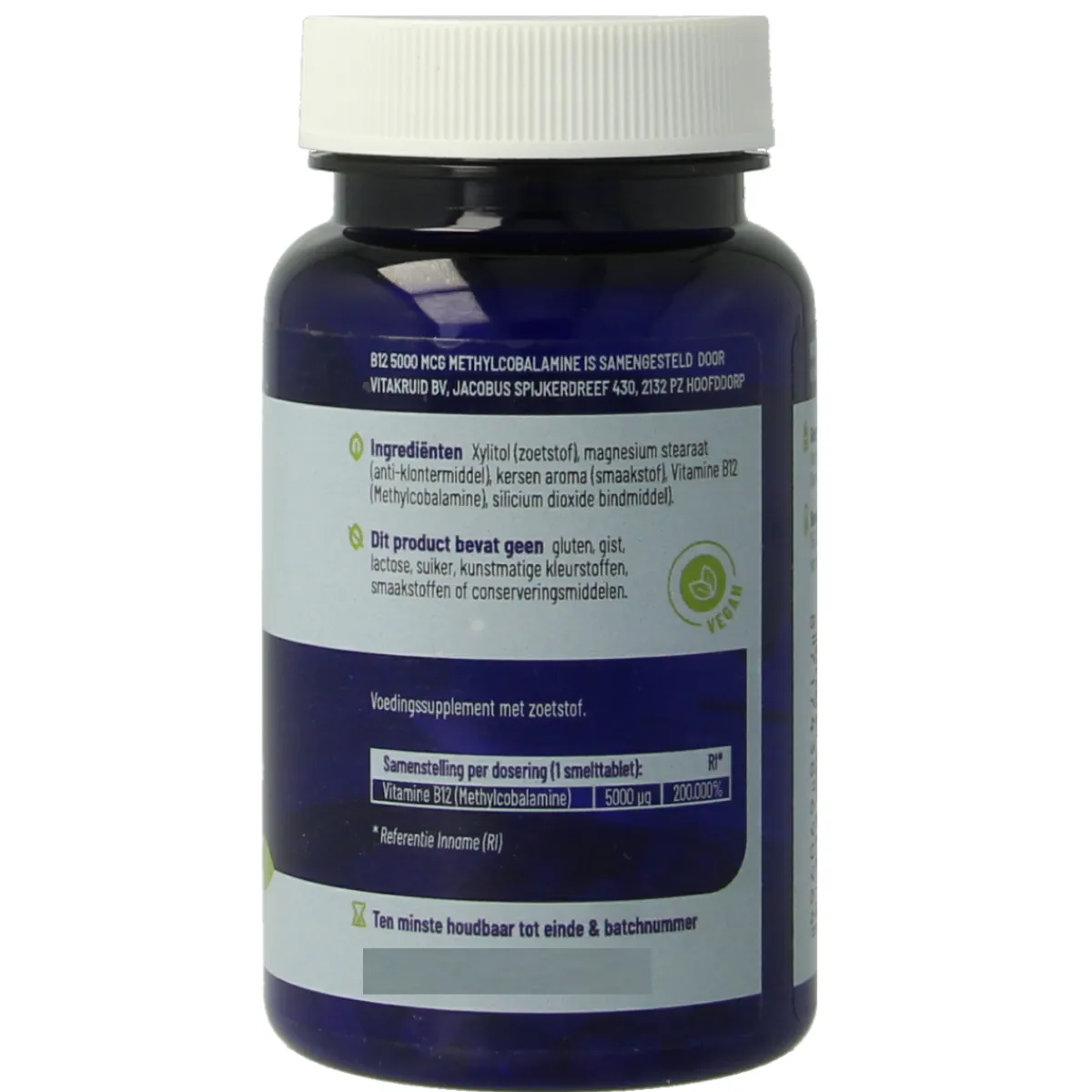 Hot Vitakruid B12 5000 mcg Actief Methylcobalamine