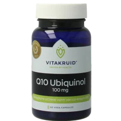 Vitakruid Co-enzym Q10 Ubiquinol actieve vorm Kaneka 100 mg