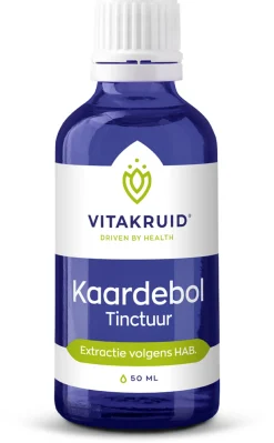 Vitakruid Kaardebol wortel tinctuur extractie volgens HAB