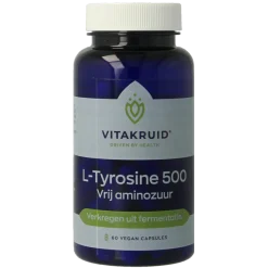 Vitakruid L-Tyrosine 500mg uit fermentatie