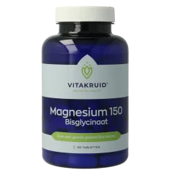 Vitakruid Magnesium 150 Bisglycinaat met 200mg L-Taurine