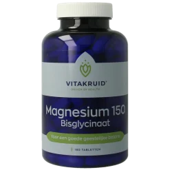Hot Vitakruid Magnesium 150 Bisglycinaat met 200mg L-Taurine