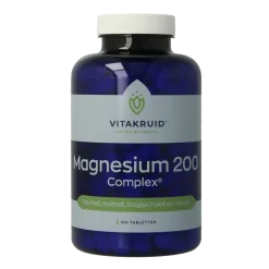 Vitakruid Magnesium 200 Complex Tauraat Malaat Bisglycinaat