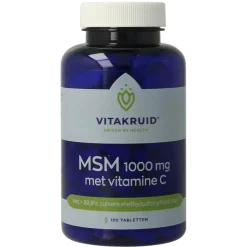 Sale Vitakruid MSM 1000 mg > 99,9% zuiver + vitamine C