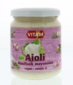 Clearance Vitam Aioli knoflook mayonaise bio