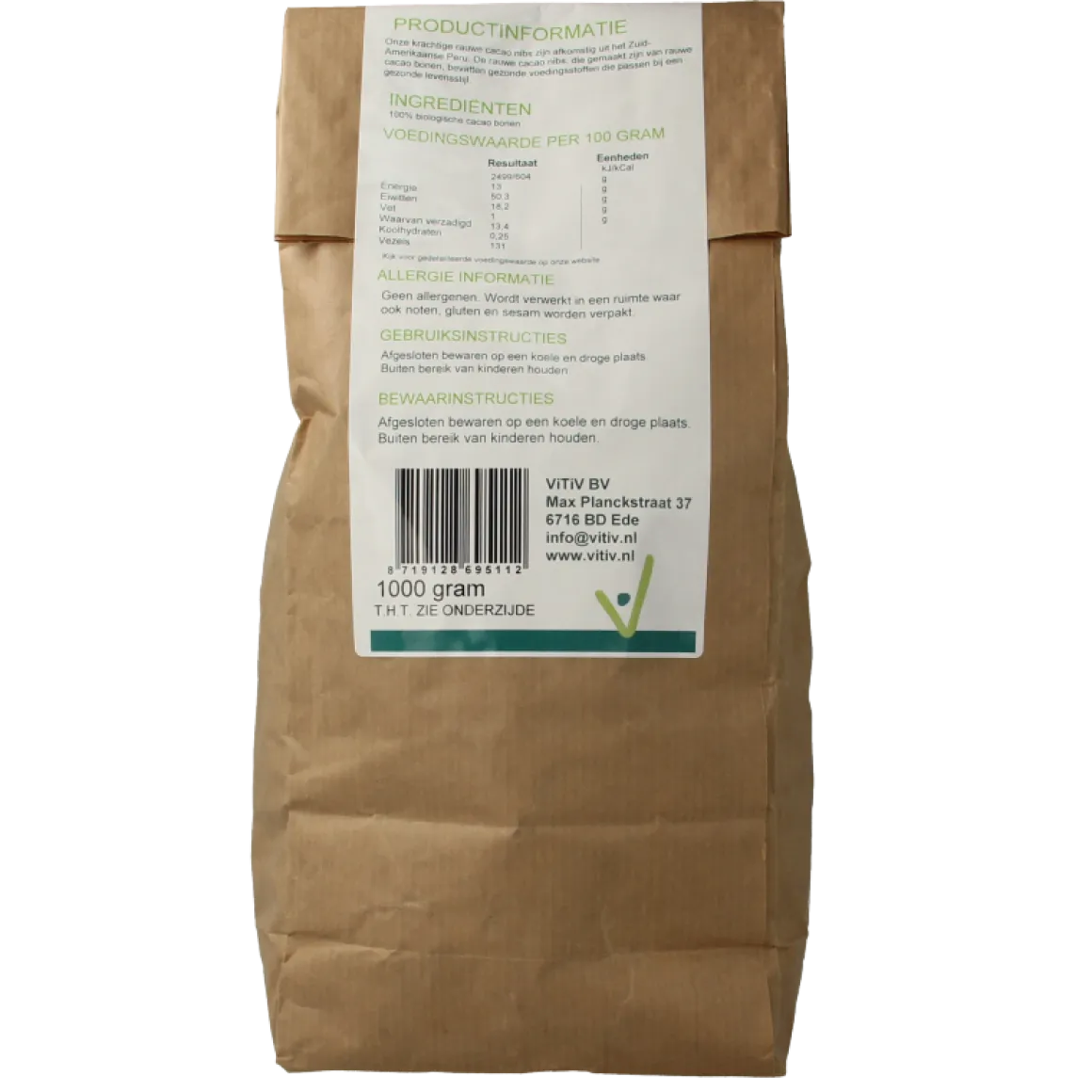 Vitiv Cacao nibs bio