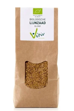 Vitiv Lijnzaad blond bio