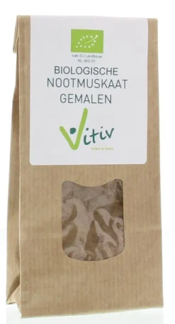 Vitiv Nootmuskaat gemalen bio